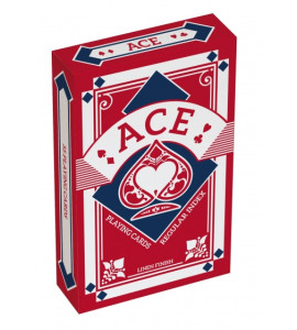 Kaartspel ACE bridge rood/Engels