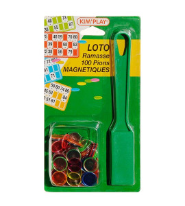 Lotto 100 Magnetische Jetons