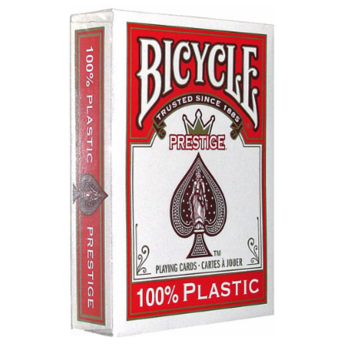 steeg bescherming draagbaar Pokerkaarten Bicycle Prestige Rood kopen op Amusement.be