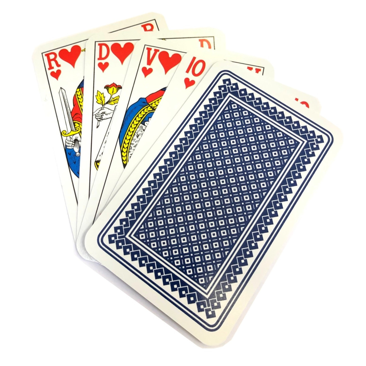 snijder Schipbreuk Voortdurende Kaartspel Carlton 32 kaarten Piket - frans - blauw kopen op Amusement.be