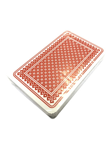 Kaartspel Carlton 52 kaarten - frans - rood