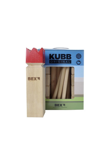 Kubb Original met Rode Koning
