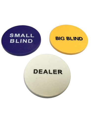 Poker - Dealer Buttonset