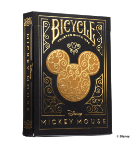 Pokerkaarten Bicycle Disney Mickey Mouse inspired Black and Gold