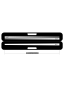 Keukoffer 3-vak PVC stijf Longoni Zwart zonder Logo