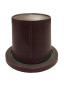 Poker hoed Chapeau met schotel - bruin
