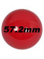 Ballen - los 57mm rood